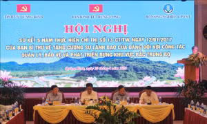 Quản lý, bảo vệ và phát triển rừng khu vực Bắc Trung Bộ: Cần cơ chế, chính sách mới