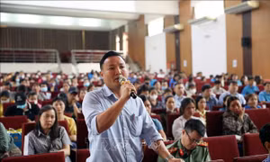 Lắng nghe tâm tư, nguyện vọng của đoàn viên Công đoàn