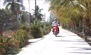 Đổi thay trên xã đảo từ chương trình xây dựng nông thôn mới