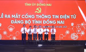 Ra mắt Cổng thông tin điện tử Đảng bộ tỉnh Đồng Nai
