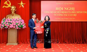 Đồng chí Dương Văn An giữ chức Bí thư Tỉnh ủy Vĩnh Phúc
