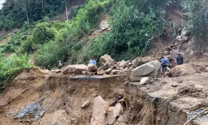 Vùng núi phía Bắc đề phòng nguy cơ xảy ra lũ quét, sạt lở đất