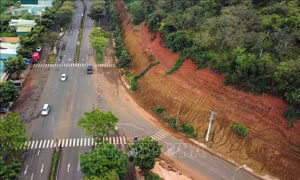 Đắk Nông: Sớm xử lý vị trí có nguy cơ sạt lở tại điểm giao với đường Hồ Chí Minh