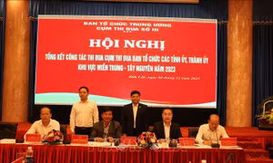 Ban Tổ chức Tỉnh ủy, Thành ủy khu vực miền Trung - Tây Nguyên ký giao ước thi đua 