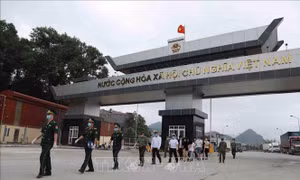 Chuẩn bị lễ công bố nâng cấp cặp Cửa khẩu Trà Lĩnh - Long Bang lên cửa khẩu quốc tế