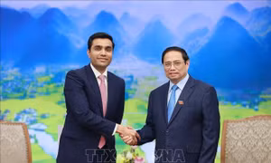 Thủ tướng tiếp Tổng giám đốc Công ty Cảng và Đặc khu kinh tế Adani