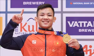 SEA Games 32: Võ sĩ Đào Hồng Sơn bảo vệ thành công tấm HCV Jujitsu