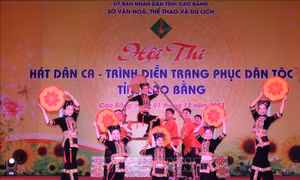 Cao Bằng tổ chức Hội thi hát dân ca - Trình diễn trang phục dân tộc năm 2023