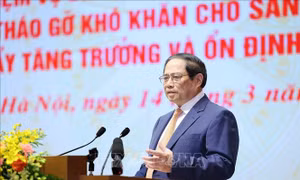 Thủ tướng Phạm Minh Chính chủ trì Hội nghị về điều hành chính sách tiền tệ năm 2024