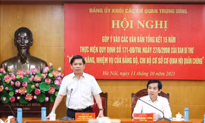 Phát huy vai trò lãnh đạo của các tổ chức cơ sở đảng trong cơ quan hội quần chúng
