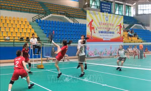 Khai mạc Giải vô địch Đá cầu cá nhân Quốc gia năm 2024