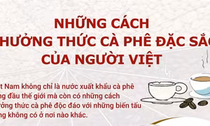 Những cách thưởng thức cà phê đặc sắc của người Việt