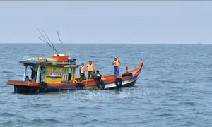 Cà Mau: Tìm kiếm 3 thợ lặn mất tích sau tiếng nổ lớn trên sông