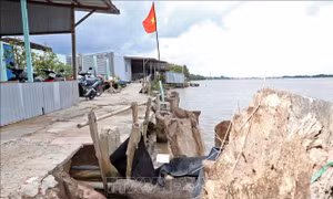 Cà Mau: Xuất hiện hơn 590 vị trí sạt lở, sụt lún đất trong mùa khô hạn