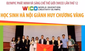 Học sinh Hà Nội giành HCV Olympic Phát minh và Sáng chế khoa học quốc tế 