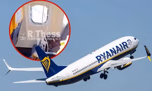 Cửa sổ máy bay vỡ giữa không trung, hành khách thoát chết nhờ vợ giữ chặt chân 