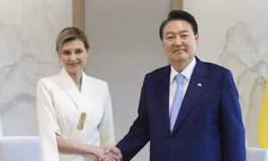 Tiếp đệ nhất phu nhân Ukraine, Tổng thống Hàn Quốc cam kết tăng viện trợ phi sát thương