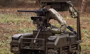 Robot mặt đất thay binh sĩ xung trận ở Ukraine 