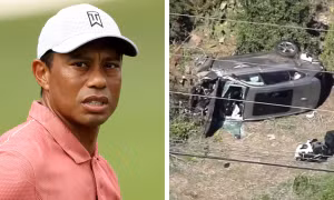 'Vua' golf Tiger Woods bị đa chấn thương chân trong tai nạn ô tô