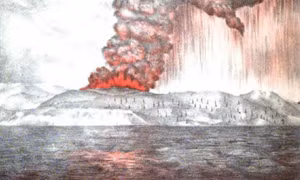 Núi lửa Krakatau rung chuyển thế giới, bằng 10.000 quả bom nguyên tử Hiroshima