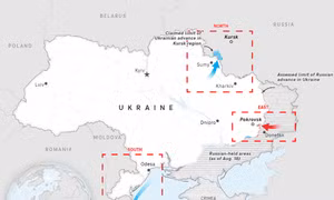 Ba mặt trận khác biệt định đoạt cuộc chiến Nga - Ukraine