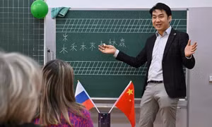 Bùng nổ phong trào học tiếng Trung tại Nga
