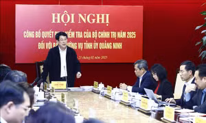Hội nghị triển khai Quyết định kiểm tra đối với Ban Thường vụ Tỉnh ủy Quảng Ninh