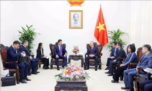 Phó Thủ tướng Thường trực Nguyễn Hòa Bình tiếp Chủ tịch Cơ quan Phòng, chống tham nhũng Kazakhstan