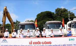 Di dời cây xanh để làm tuyến metro số 2 Bến Thành – Tham Lương