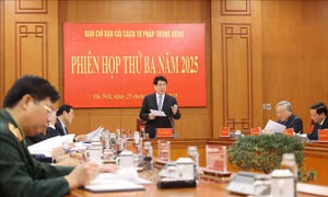 Chủ tịch nước Lương Cường chủ trì Phiên họp thứ ba Ban Chỉ đạo Cải cách tư pháp Trung ương