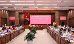 Hội nghị lần thứ 18 Ban Chấp hành Đảng bộ thành phố Hà Nội khóa XVII