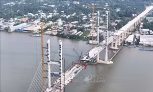 Phấn đấu hợp long cầu Rạch Miễu 2 vào ngày 30/4