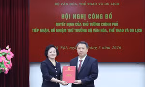 Trao quyết định bổ nhiệm ông Nguyễn Huy Dũng làm Thứ trưởng Bộ Văn hóa, Thể thao và Du lịch