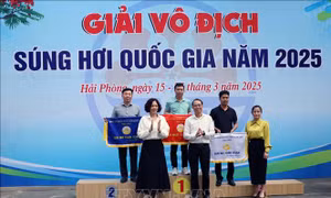 Đội tuyển Quân đội dẫn đầu Giải Vô địch súng hơi quốc gia 