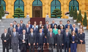 Chủ tịch nước Tô Lâm tiếp các Đại sứ, Đại biện của EU và các nước thành viên