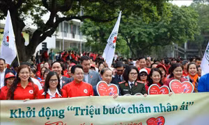 Chiến dịch 'Triệu bước chân nhân ái': Số tiền quy đổi vượt mốc 2,6 tỷ đồng