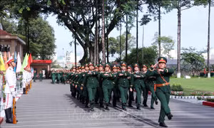 Dấu mốc trưởng thành của chiến sĩ mới Thành phố mang tên Bác