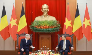 Tổng Bí thư Tô Lâm tiếp Nhà Vua Bỉ