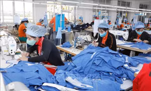 Xuất khẩu dệt may 5 tháng trên 17 tỷ USD