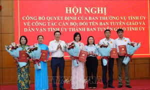 Tây Ninh sắp xếp lại chức năng tham mưu công tác tuyên giáo, dân vận