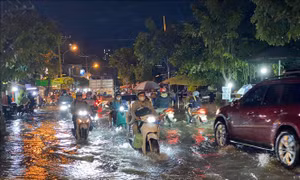 Xuất hiện đợt triều cường mới ở ven biển Đông Nam Bộ