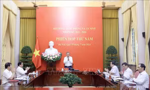 Chủ tịch nước Tô Lâm chủ trì Phiên họp thứ 5 Hội đồng Quốc phòng và An ninh