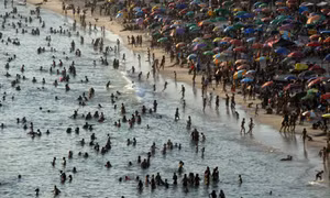 Chỉ số nóng bức ở Rio de Janeiro (Brazil) cao kỷ lục