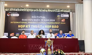 Giải futsal giao hữu quốc tế 2024 diễn ra từ ngày 28 - 31/3 tại TP Hồ Chí Minh