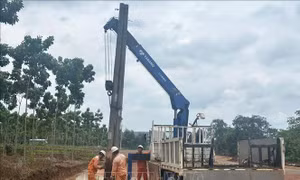 Đồng Nai: Di dời các trụ điện nằm giữa đường sau phản ánh của báo chí