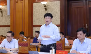 Hội nghị giao ban của Thường trực Ban Bí thư với các ban đảng, 4 văn phòng, các đảng ủy, cơ quan, đoàn thể Trung ương