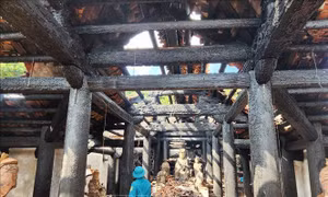 Phú Thọ: Sớm tu bổ, tôn tạo chùa Phổ Quang bị cháy