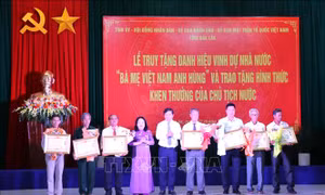 Truy tặng danh hiệu, mãi mãi khắc ghi công ơn của các Mẹ Việt Nam anh hùng