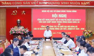 Khẩn trương hoàn thiện đề án vị trí việc làm, tiếp tục kiện toàn đội ngũ cán bộ