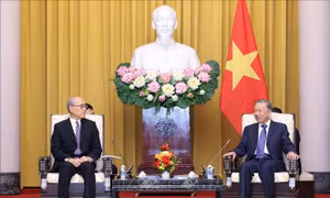 Tổng Bí thư, Chủ tịch nước Tô Lâm tiếp Chánh án Tòa án Nhân dân Tối cao Trung Quốc